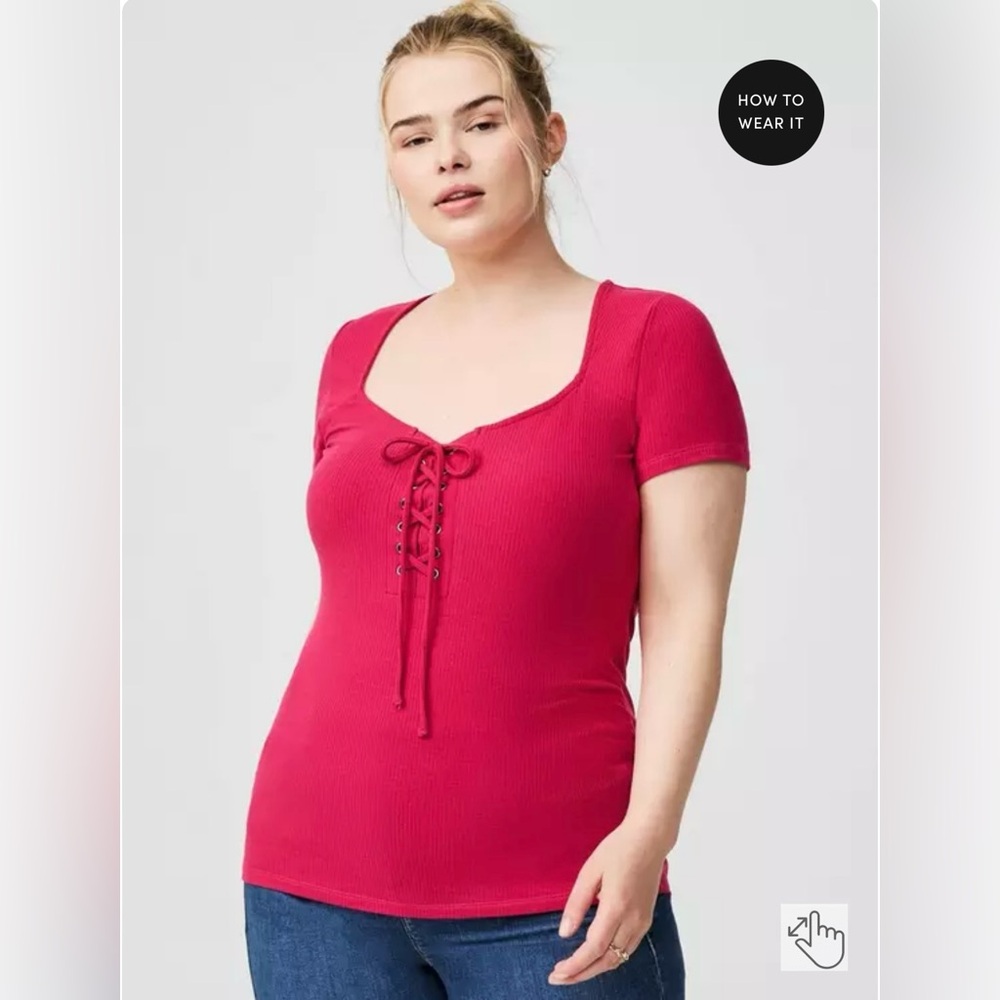 NWT 3X Torrid Ribbed Top